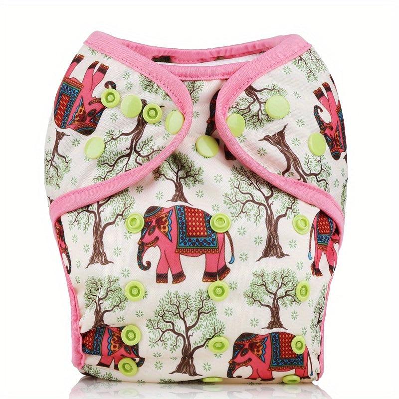 Waterproof Reusable Cloth Diaper Cover for 3-15kg Babies