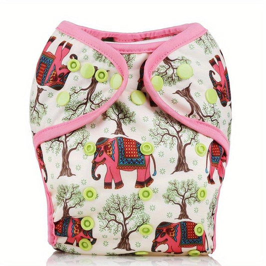 Waterproof Reusable Cloth Diaper Cover for 3-15kg Babies