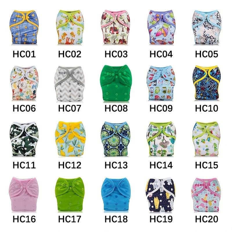 Waterproof Reusable Cloth Diaper Cover for 3-15kg Babies