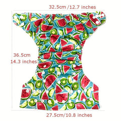 Reusable Cloth Diapers for Baby with Washable Design