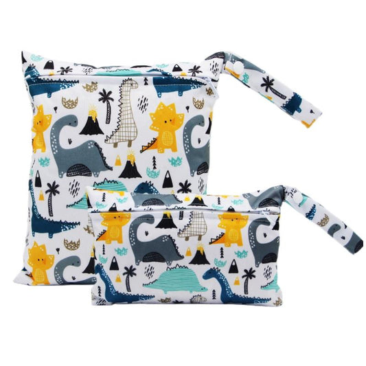 Asenappy 2pcs Wet Bags Baby Diaper Bags