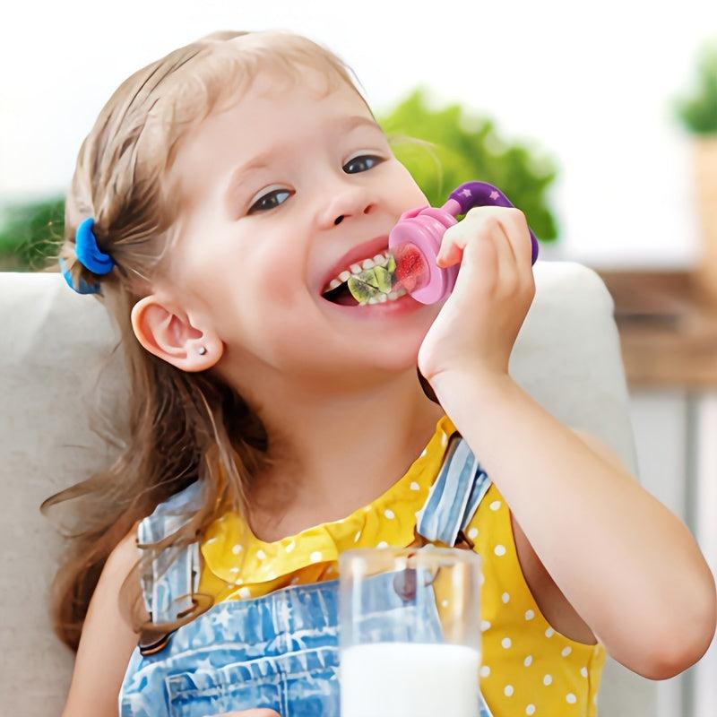 Safe Silicone Pouch Teether Feeder for Babies Kids