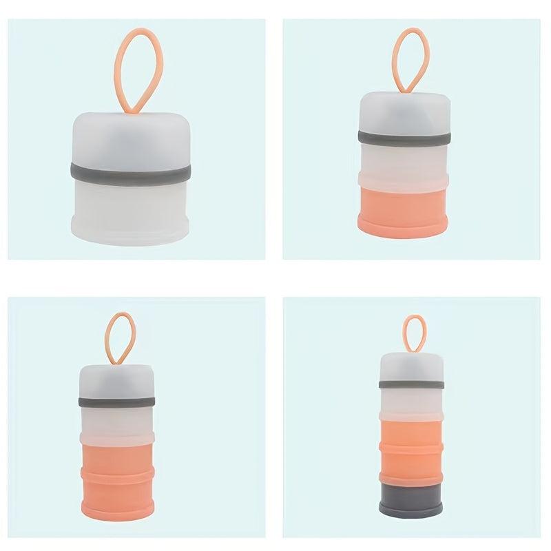 4-Layer Portable Milk Powder Container & Large Food Storage Box for Baby