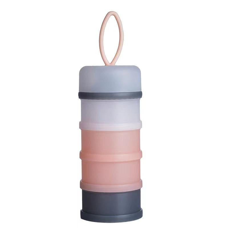 4-Layer Portable Milk Powder Container & Large Food Storage Box for Baby