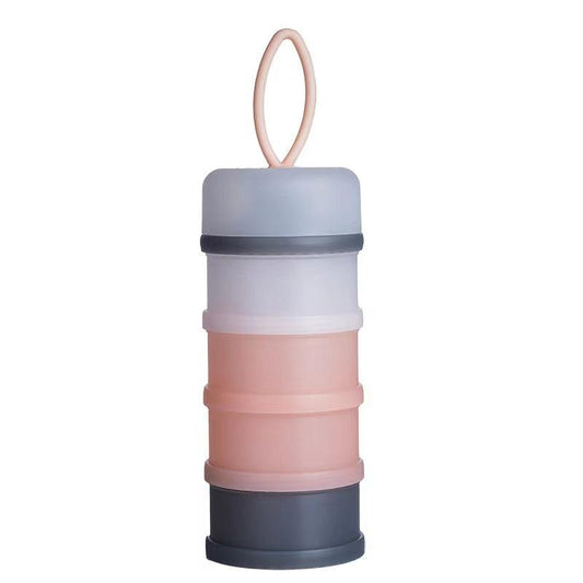 4-Layer Portable Milk Powder Container & Large Food Storage Box for Baby