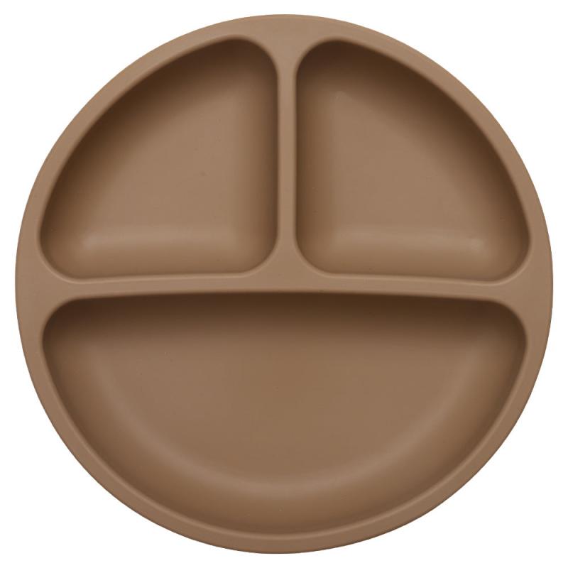 Safe Soft Silicone Baby Toddler Plate Dishwasher & Microwave Safe