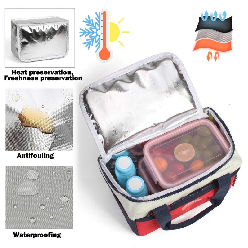Insulated Lunch Bag for Women Men Reusable Leakproof Cooler Tote Bag