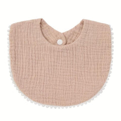6Pcs Baby Lace Ball Cotton Bib Saliva Towel