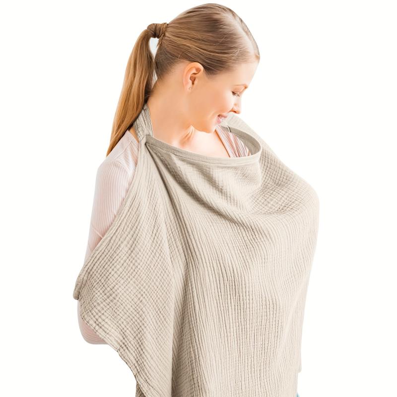 Cotton Nursing Cover for Breastfeeding - Rigid Hoop Apron