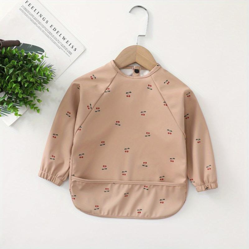 Waterproof Long Sleeve Feeding Bib for Easy Clean-Up