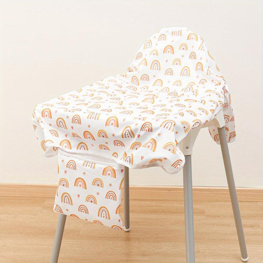 Baby Highchair Feeding Cover Long Sleeved Bib