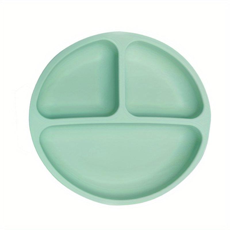 Silicone Baby & Toddler Plate with Suction Cup - Microwave & Dishwasher Safe