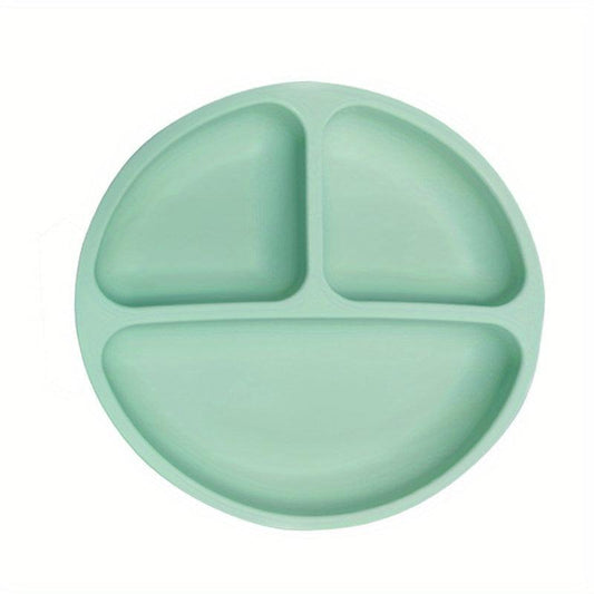 Silicone Baby & Toddler Plate with Suction Cup - Microwave & Dishwasher Safe