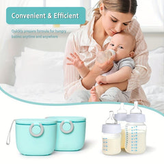 ZhenNian Baby Formula Dispenser Portable Container For Travel Outdoor Activities