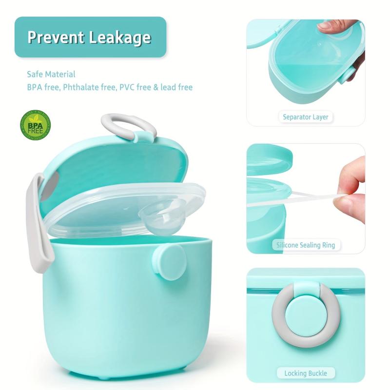 ZhenNian Baby Formula Dispenser Portable Container For Travel Outdoor Activities
