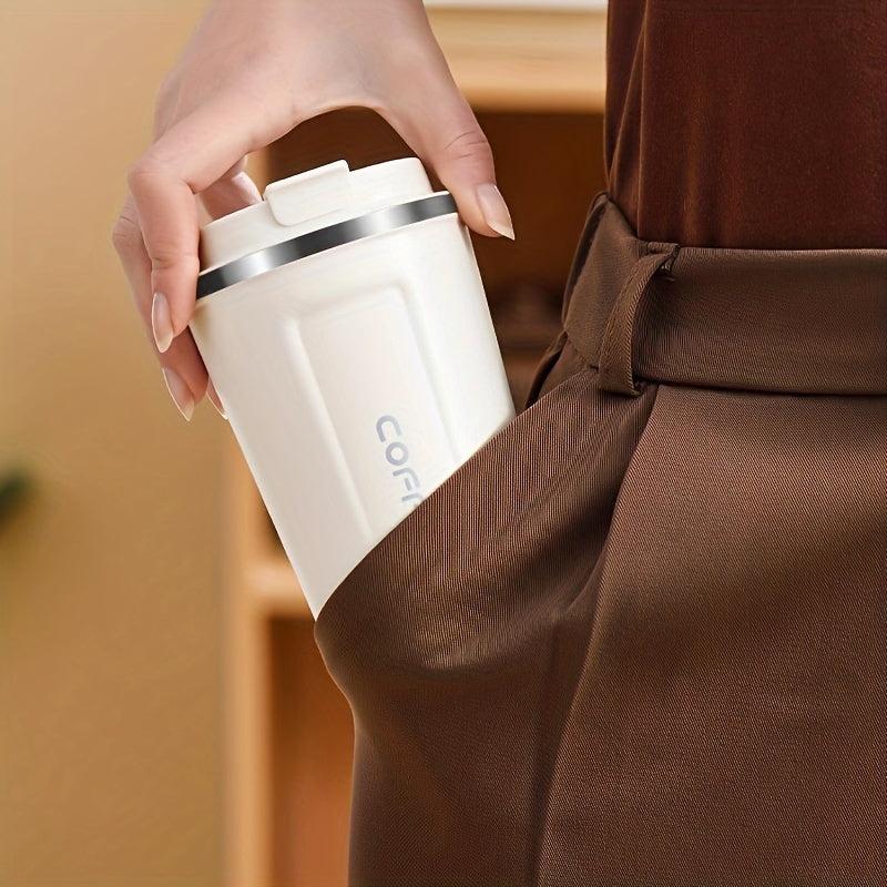 European Style Stainless Steel Insulation Mug - 380ml/12.8oz