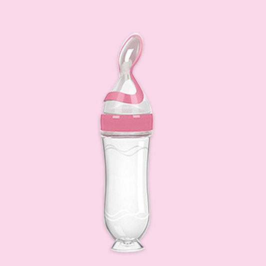 Baby Rice Cereal Bottle with Spoon & Feeder