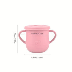 Silicone Baby Snack Cup Portable Container with Lid