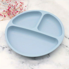 Baby's Suction Dinner Plate Silicone Tableware