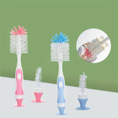 Baby Nylon Brush Pacifier & Bottle Cleaning Set