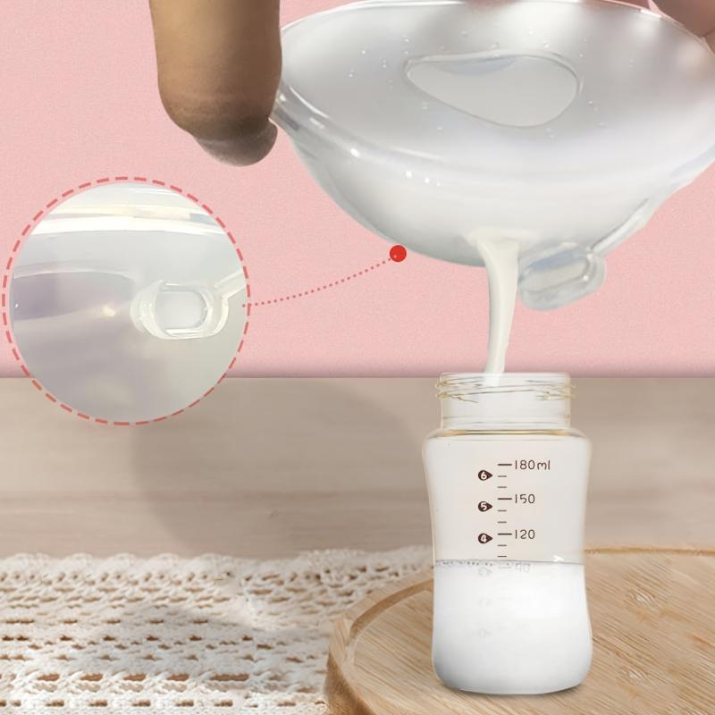 Silicone Breast Milk Collector Stand Scale Soft Shell Reusable Nursing Pad
