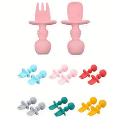 Soft Silicone Baby Tableware for Easy Feeding and Training