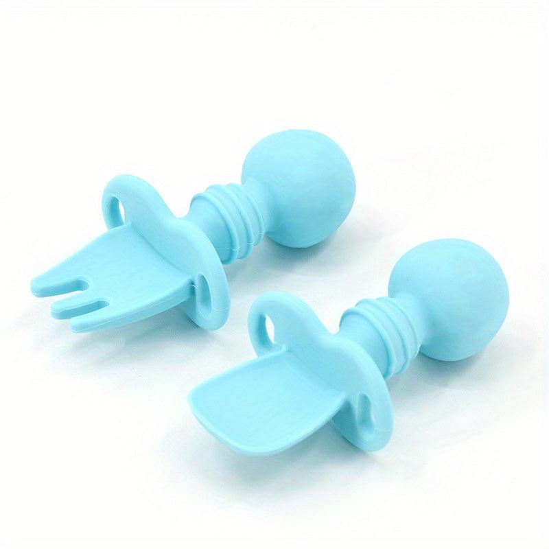 Soft Silicone Baby Tableware for Easy Feeding and Training