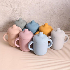 Baby Safe Silicone Drinking Cup Drop Resistant & Anti Scald