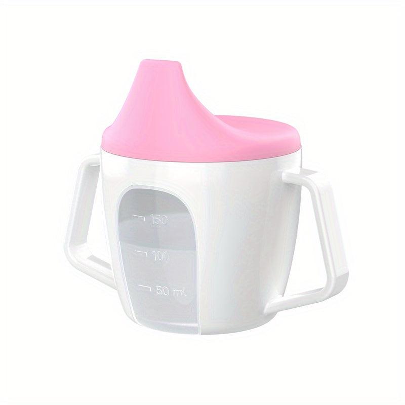 Baby Plastic Water Cup 150ml Double Handle Anti Choke Feeding Supplies