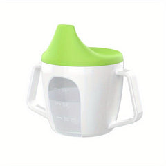 Baby Plastic Water Cup 150ml Double Handle Anti Choke Feeding Supplies