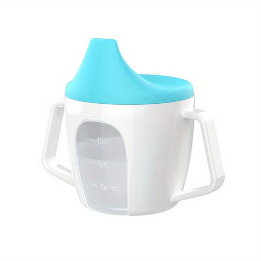 Baby Plastic Water Cup 150ml Double Handle Anti Choke Feeding Supplies