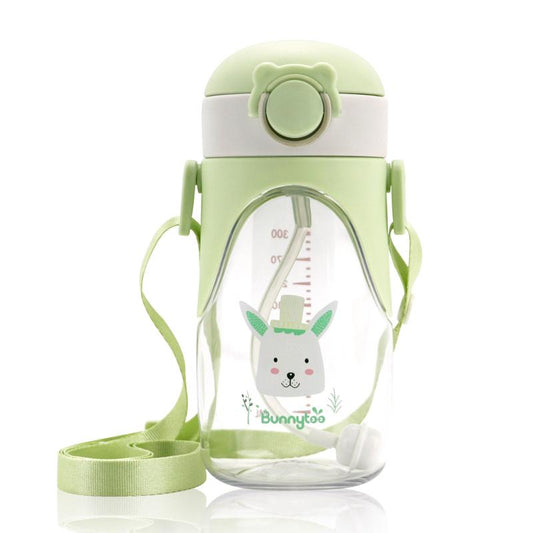10oz Baby Sippy Cup Spill Proof Straw Transition Bottle for Toddlers