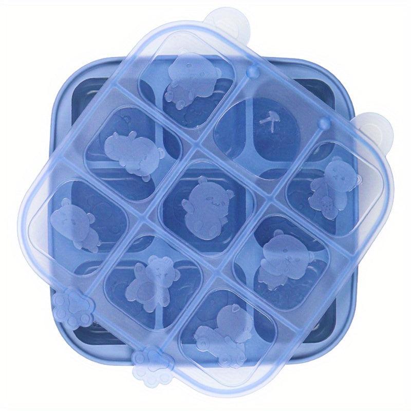 Baby Silicone Food Supplement Box Storage Box Baby Fresh Sealed Freezer