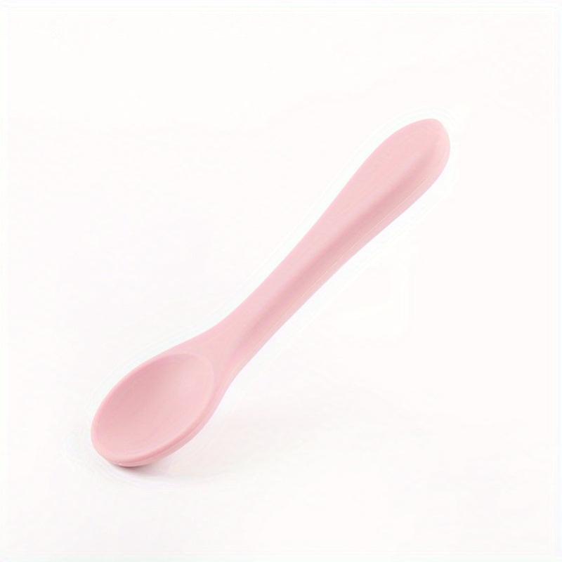 Baby Silicone Spoon Soft Head Round Head Spoon Children's Tableware