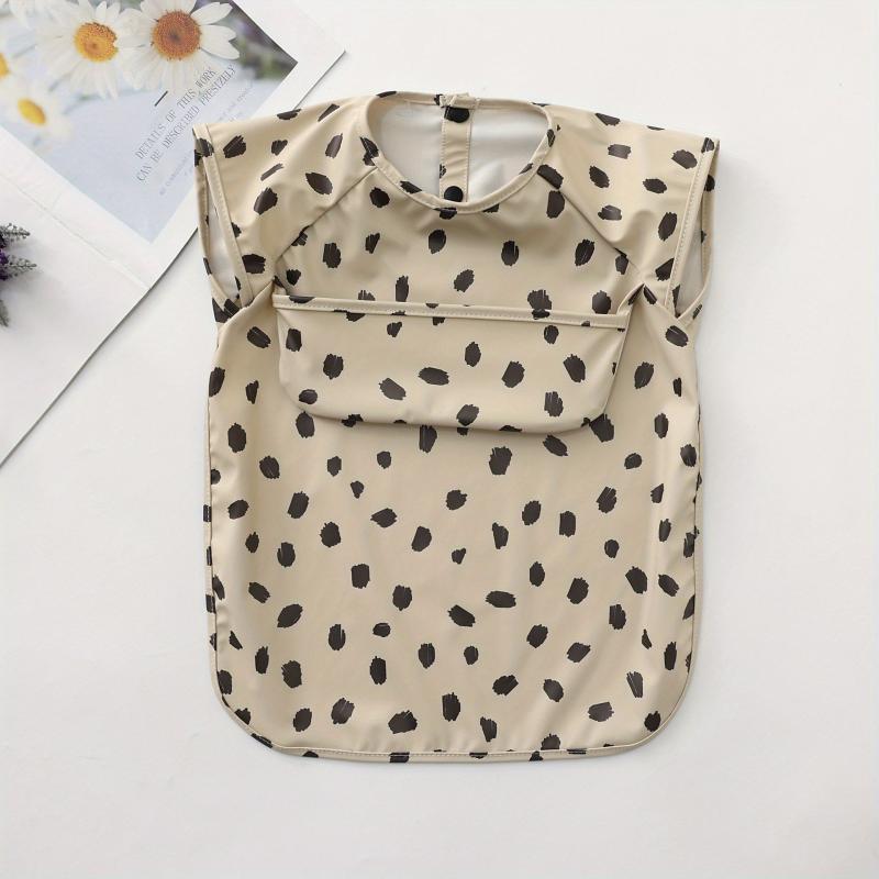 Waterproof Baby Bib with Pocket Soft Anti Dirty Feeding Bib