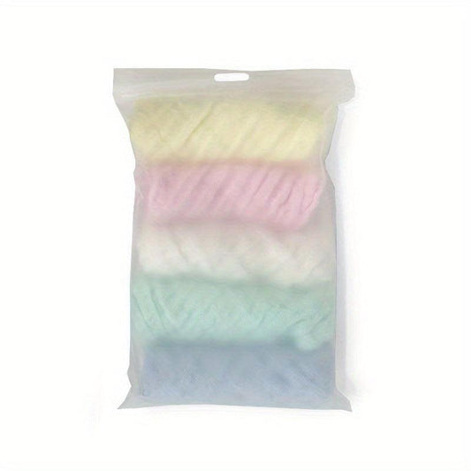 5pcs Baby Cotton Towels Newborn Soft Face Cloths Absorbent Bath Towels