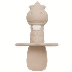 Baby Silicone Chewable Toddler Spoon for Self Feeding