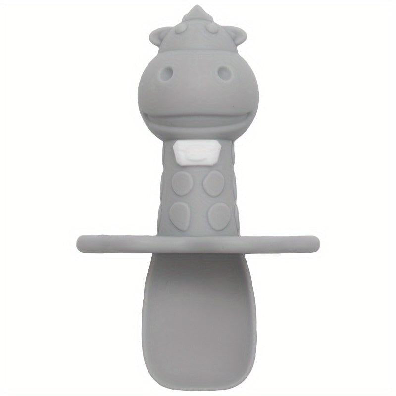 Baby Silicone Chewable Toddler Spoon for Self Feeding