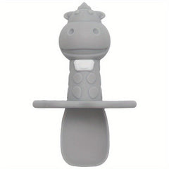 Baby Silicone Chewable Toddler Spoon for Self Feeding