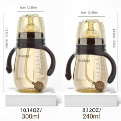Family Baby Bottle Nipple Newborn Wide Feeding Bottle With Handle