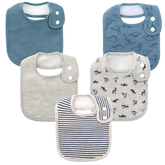5 Pack Baby Bandana Drool Bibs, Soft & Absorbent, 0-36 Months