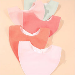 3pcs Baby Cotton Bibs Newborn Triangle Towels Feeding Bibs Bandana Burp