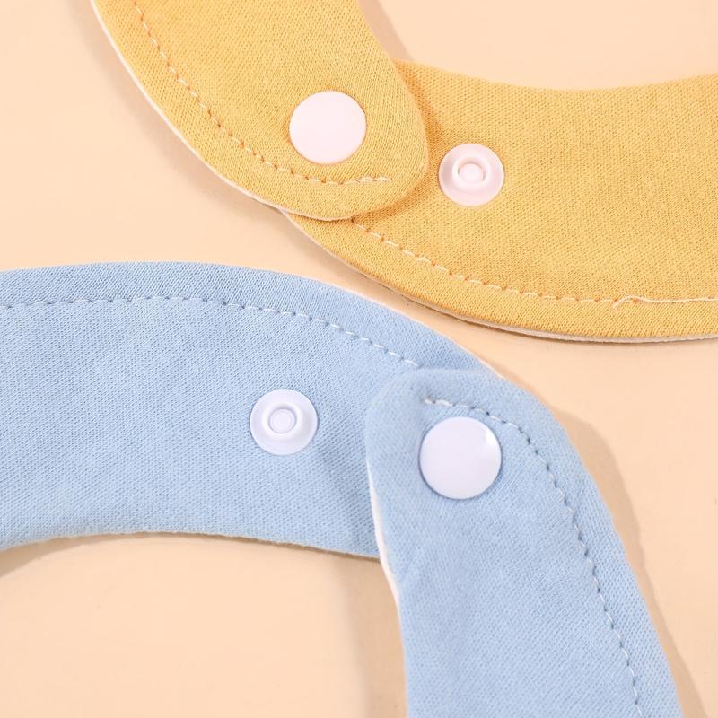 3pcs Baby Cotton Bibs Newborn Triangle Towels Feeding Bibs Bandana Burp