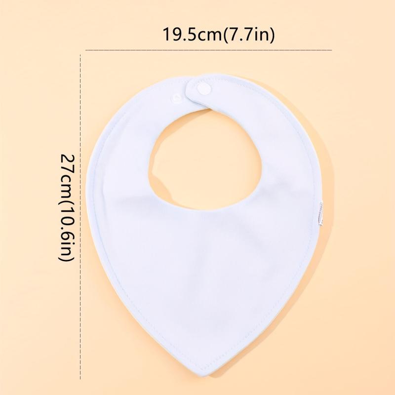 3pcs Baby Cotton Bibs Newborn Triangle Towels Feeding Bibs Bandana Burp