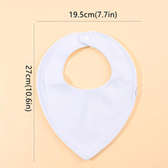 3pcs Baby Cotton Bibs Newborn Triangle Towels Feeding Bibs Bandana Burp