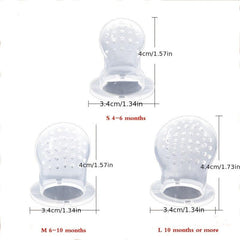 Baby Silicone Mesh Bag Feeding Toy for Fruits and Veggies
