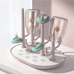 Space Saving Baby Bottle Rack - Organize Your Baby's Bottles