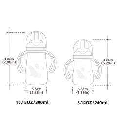 Family Newborn Feeding Bottle Sippy Cup for Infant Learning Drinking