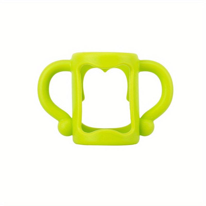 Silicone Bottle Handle for Narrow Bottles, Red/Green