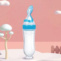 Baby Silicone Feeding Bottle Spoon Feeder 90ml